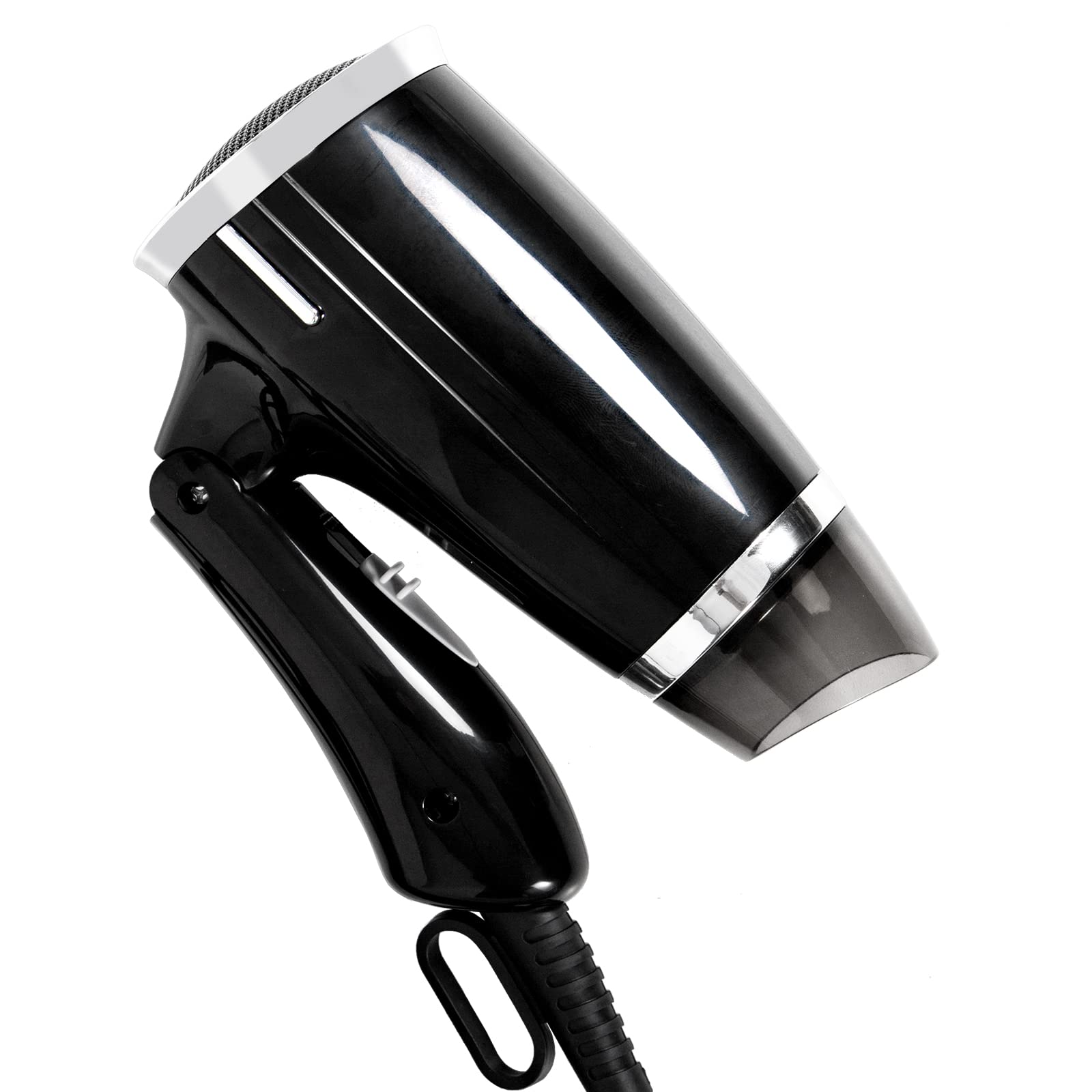 Juisee Folding Hair Dryer, Compact Blow Dryer - Portable Professional Hair Dryer With 3 Heat Settings, Low Noise, Tourmaline Cer