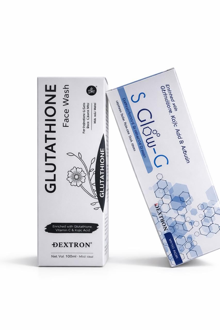 Glutathione Face Wash, 10Ml & S Glow G Cream, 30G Combo  Daily Skin Brightening Care Pack