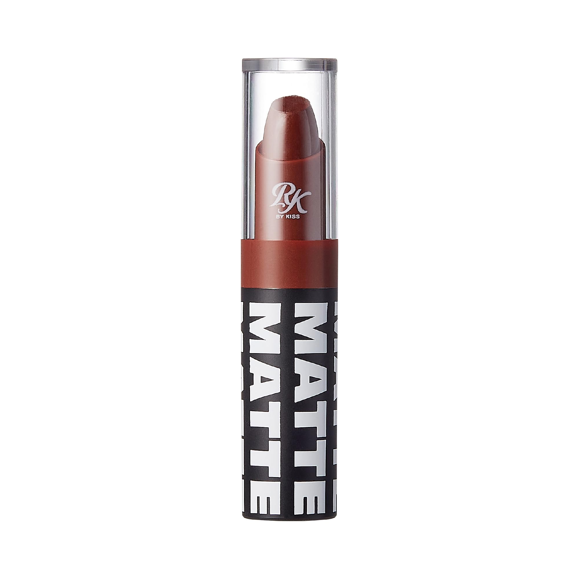 Ruby Kisses Matte Lipstick - Spicy Brown - 1 Count - Long-Lasting, Bold Color