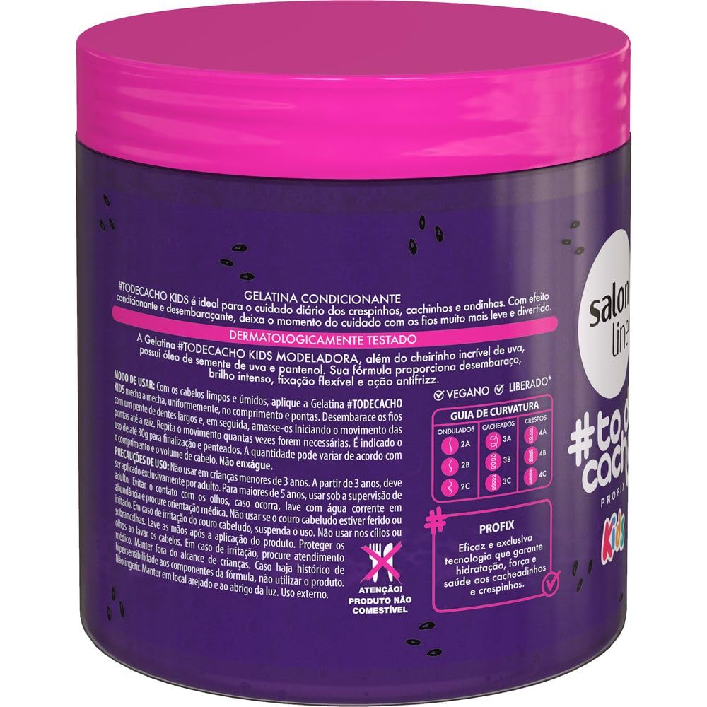 Salon Line #TODECACHO GELATIN SHAPE CONDITIONER KIDS UVA 550GR