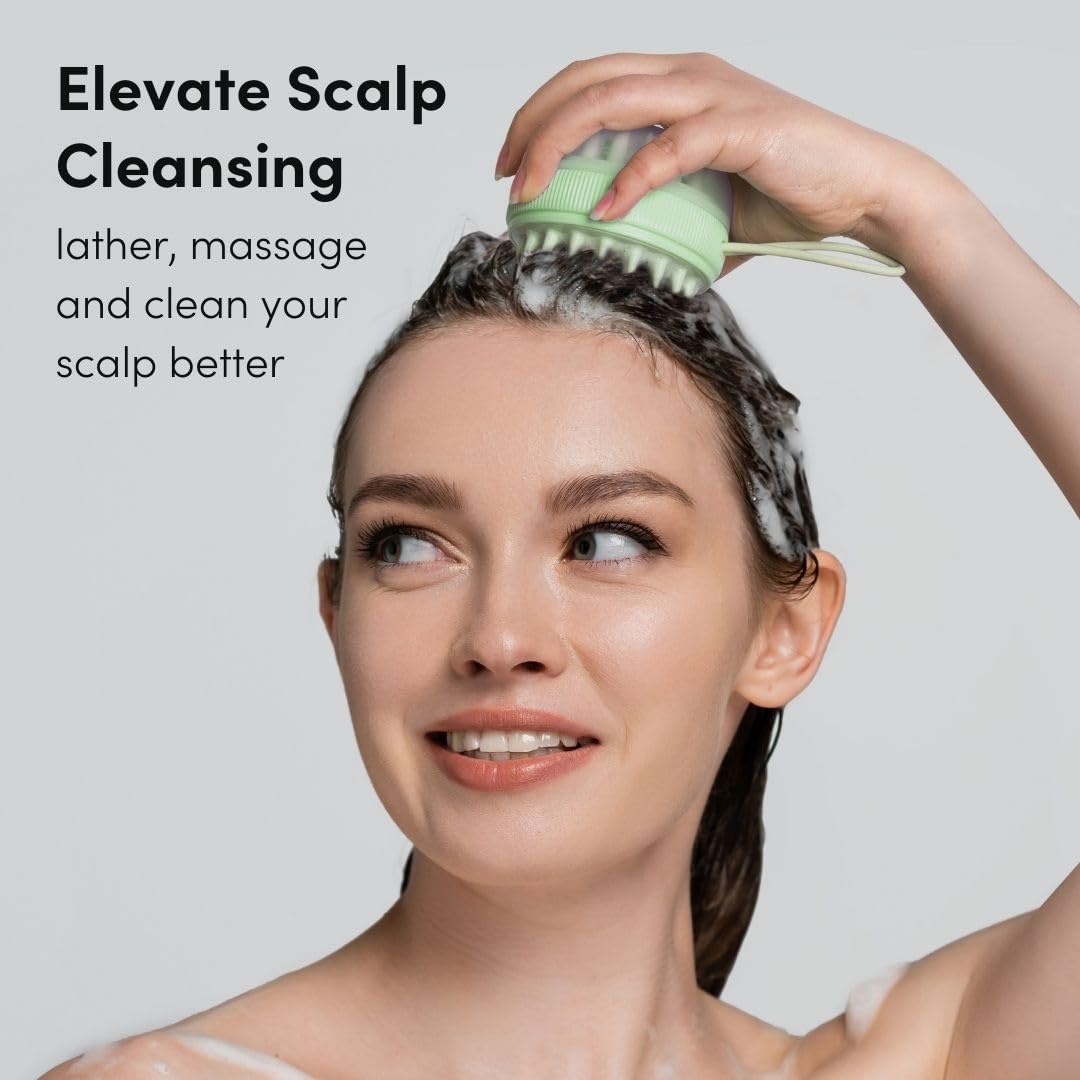 Fancii Hair Scalp Massager, Shampoo Brush For Wet & Dry Hair, Scalp Scrubber Exfoliator For Dandruff Removal & Hair Growth. Show