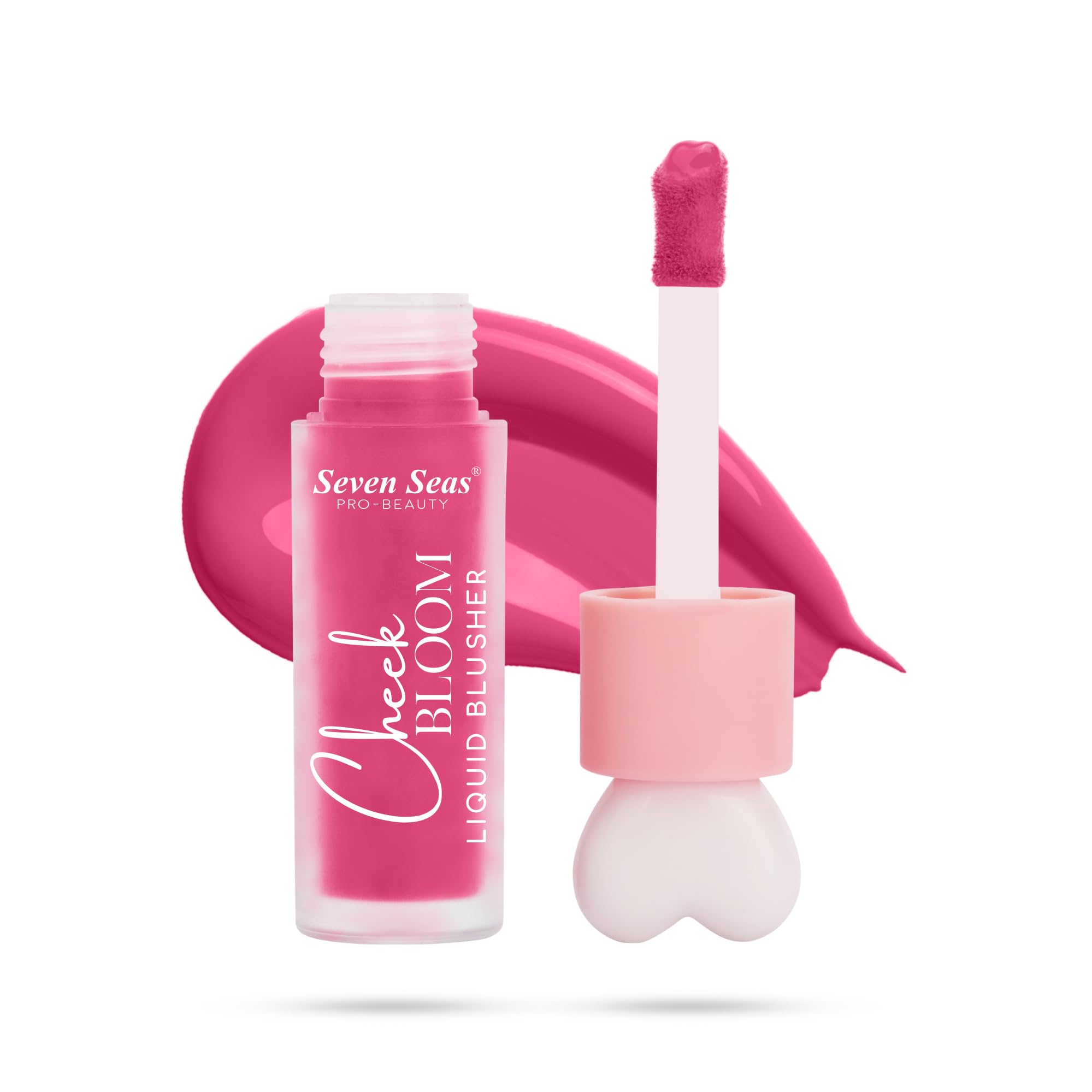 Seven Seas Cheek Bloom Liquid Blusher & Lip Gloss | Highly Pigmented | LongLasting | Buildable & Blendable | All Skin Types | S