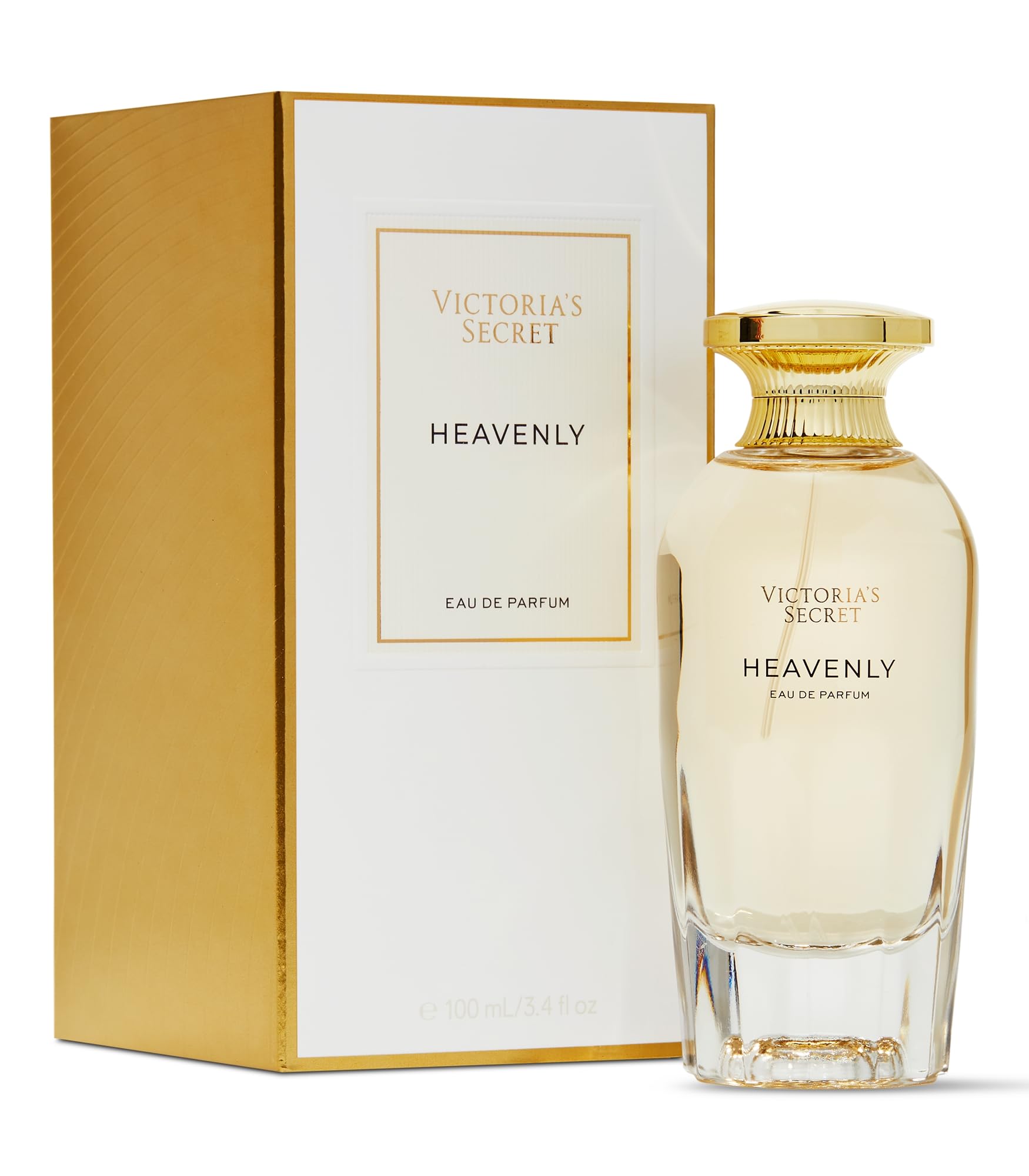 Victoria 's Secret Heavenly Eau de Parfum, Notes of Gold Musk, Vanilla Sandalwood & White Jasmine, Perfumes for Women (3.4 oz)