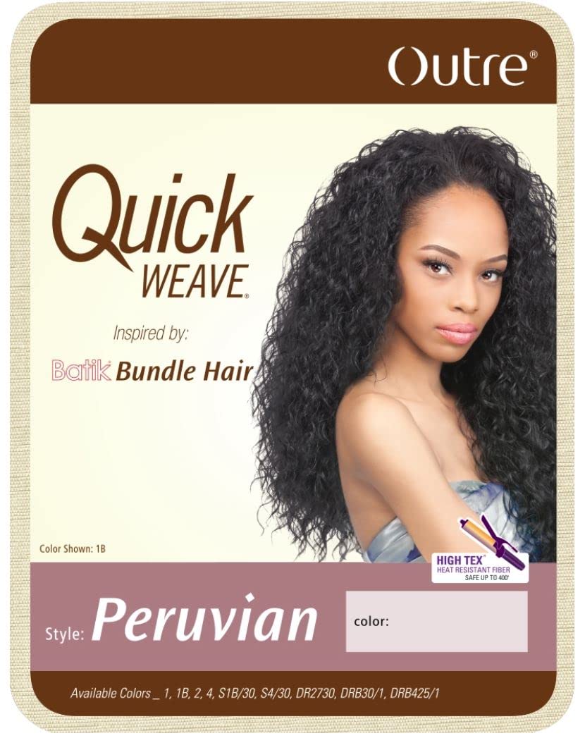 Peruvian (Drb425/1) - Outre Quick Weave Batik Bundle Hair Half Wig