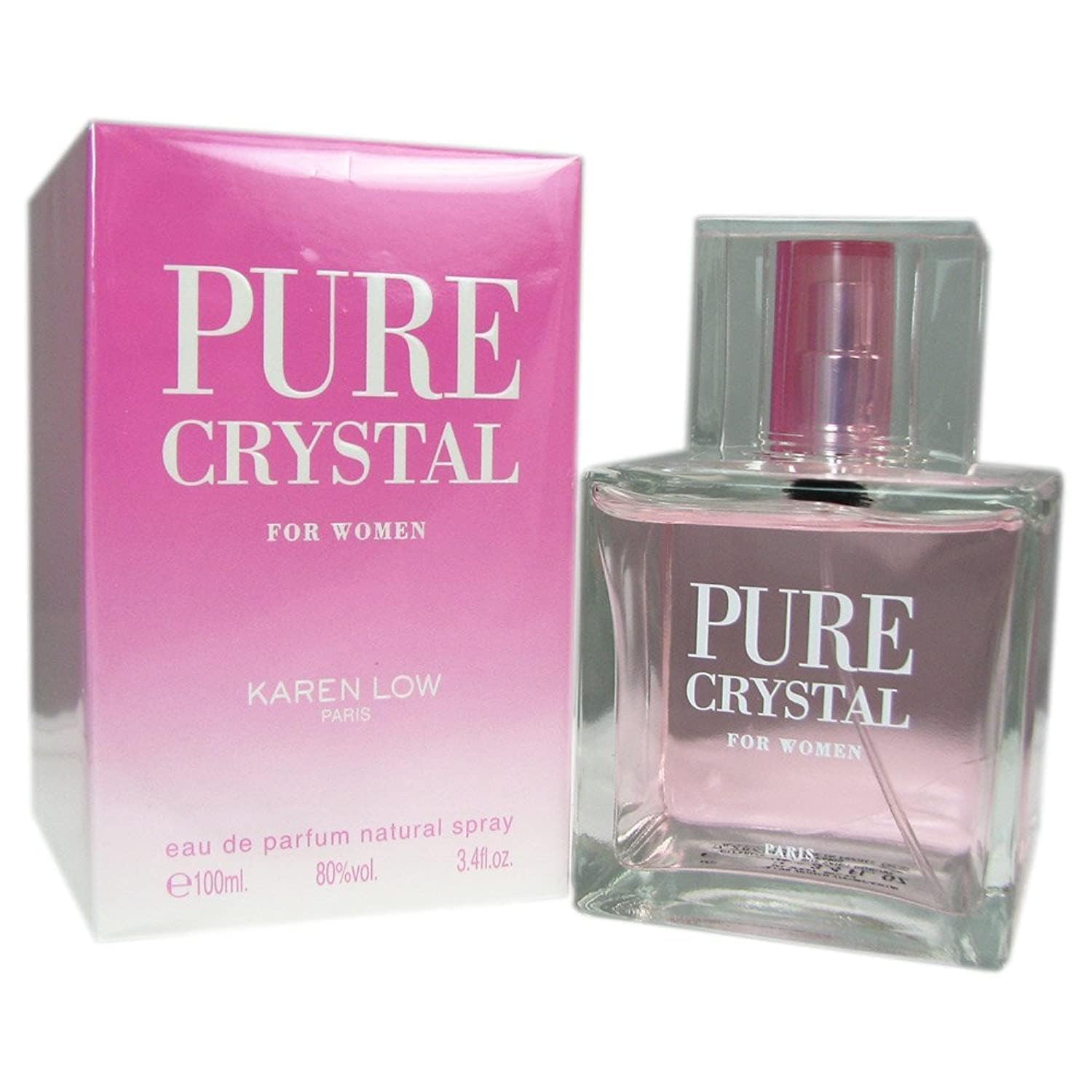 Pure Crystal By Karen Low, 3.4 Oz Eau De Parfum Spray For Women