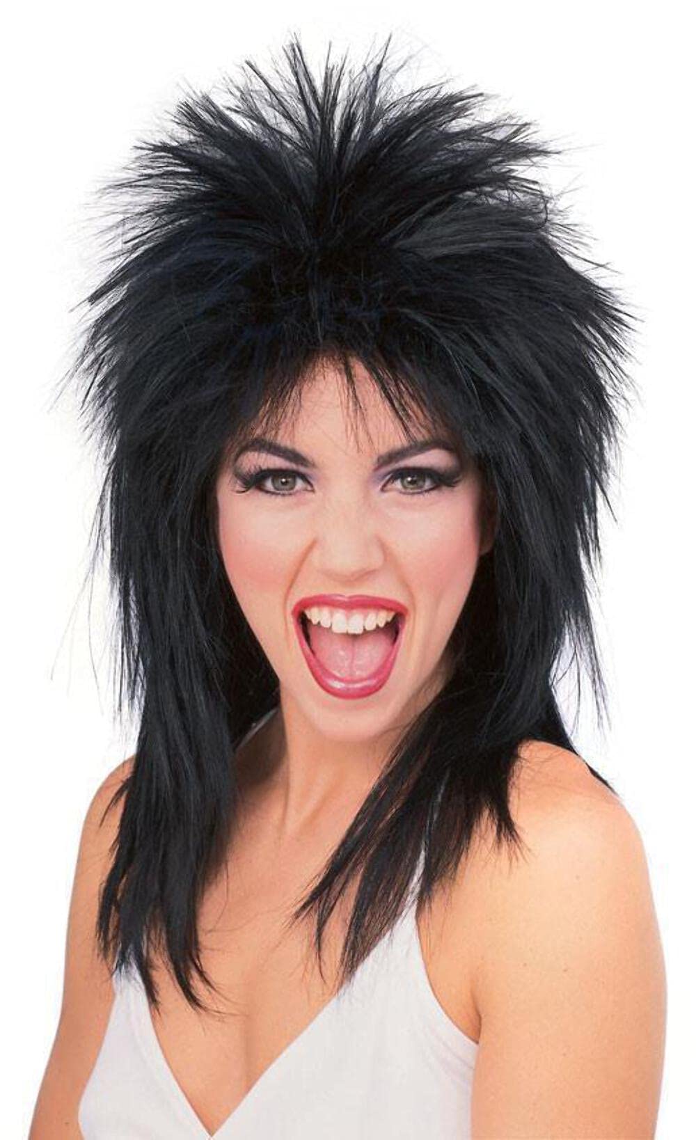 Rubie's Spiked Rocker Wig, Black, One Size