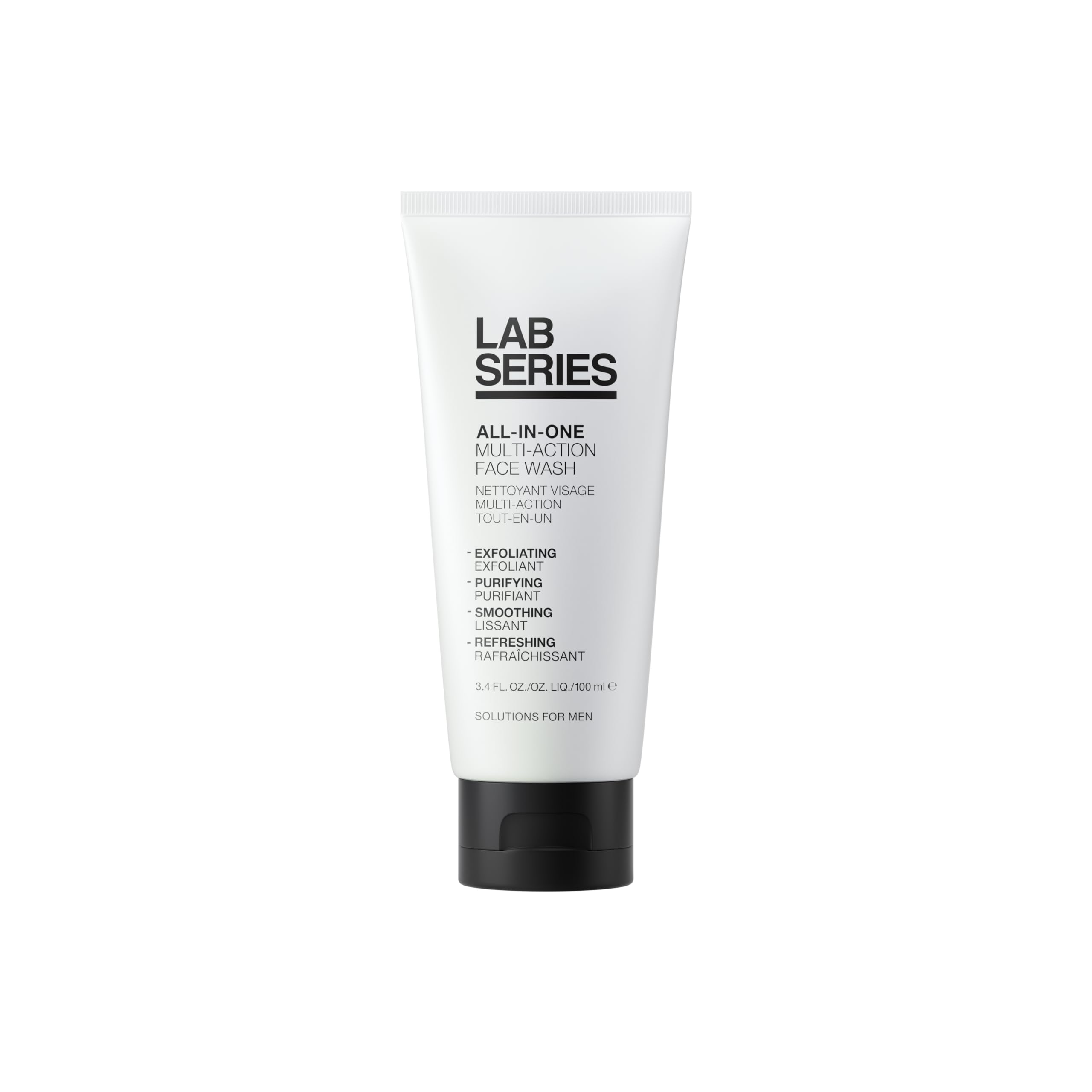 Lab Series All-In-One Multi-Action Exfoliating Face Wash - Men's Face Scrub - Cleanse and Purify Skin - Skin Care for Men, 3.4 F