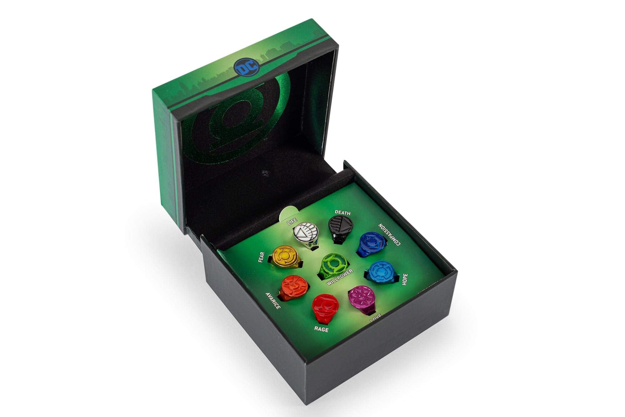 SalesOne LLC DC Comics Green Lantern Corps Power Rings | 9Ring Set