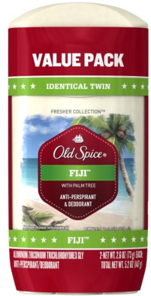 Old Spice Fresher Collection Anti-Perspirant & Deodorant, Fiji 2.6 oz, 2 ea (Pack of 4)