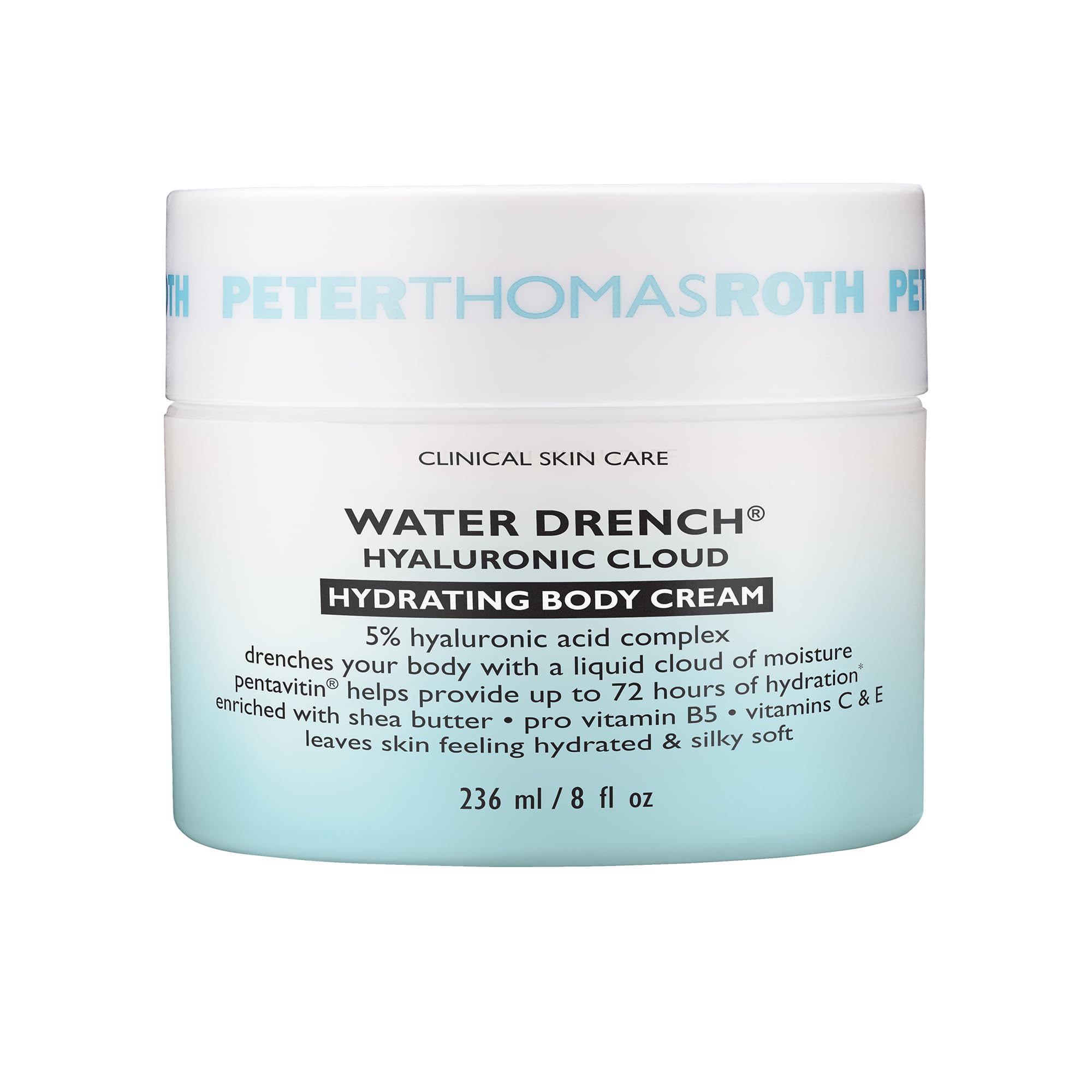 Water Drench Hyaluronic Cloud Hydrating Body Cream By Peter Thomas Roth For Unisex - 8 Oz Body Cream