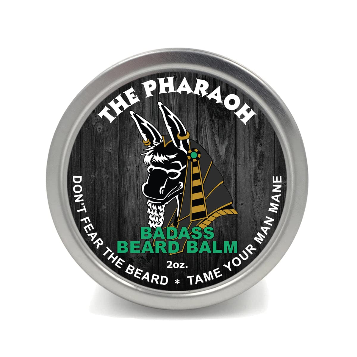 Badass Beard Care Beard Balm - The Pharaoh Scent, 2 Ounce - All Natural Ingredients, Keeps Beard And Mustache Full, Soft And Hea