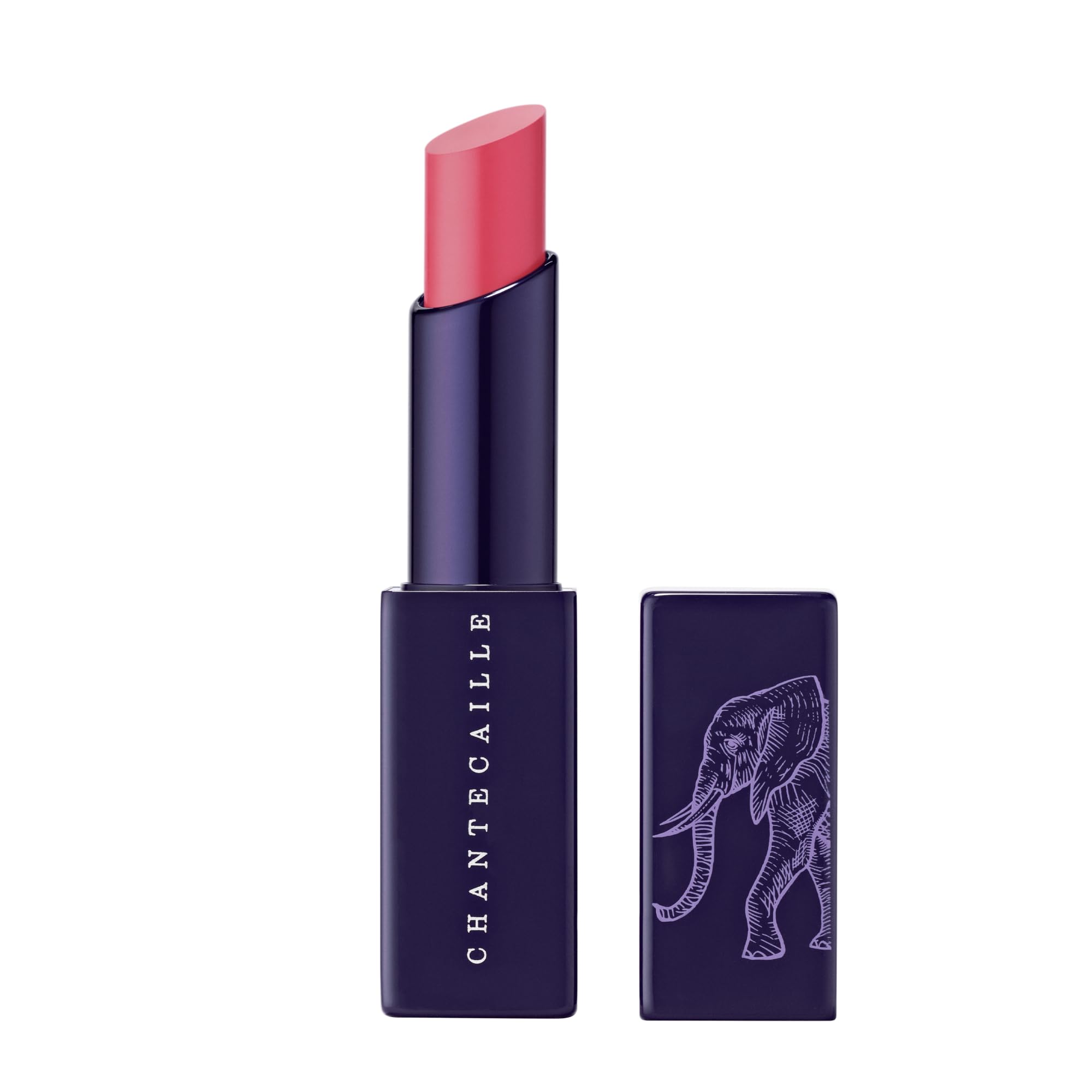 Chantecaille Lip Veil, Light Gliding Lipstick with FairWildCertified Baobab Oil, Luminous Color, Impatiens
