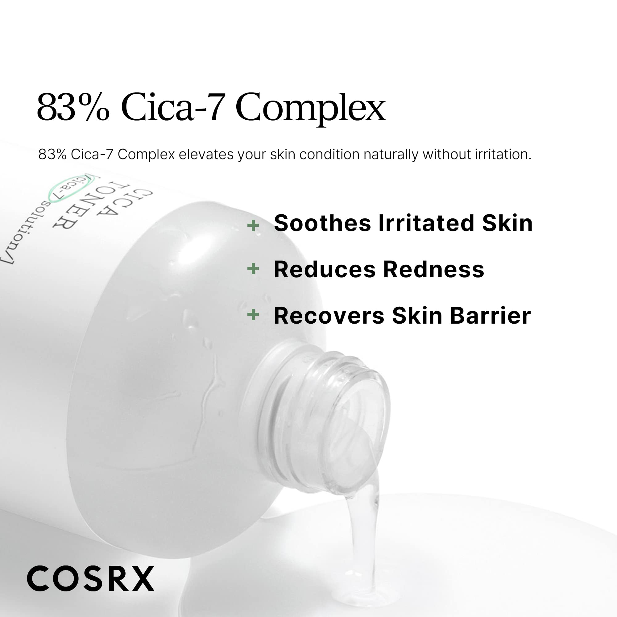 Cosrx Pure Fit Cica Toner, 150Ml / 5.07 Fl.Oz | Soothing Korean Toner For Sensitive Skin | Centella Asiatica Facial Toning Water
