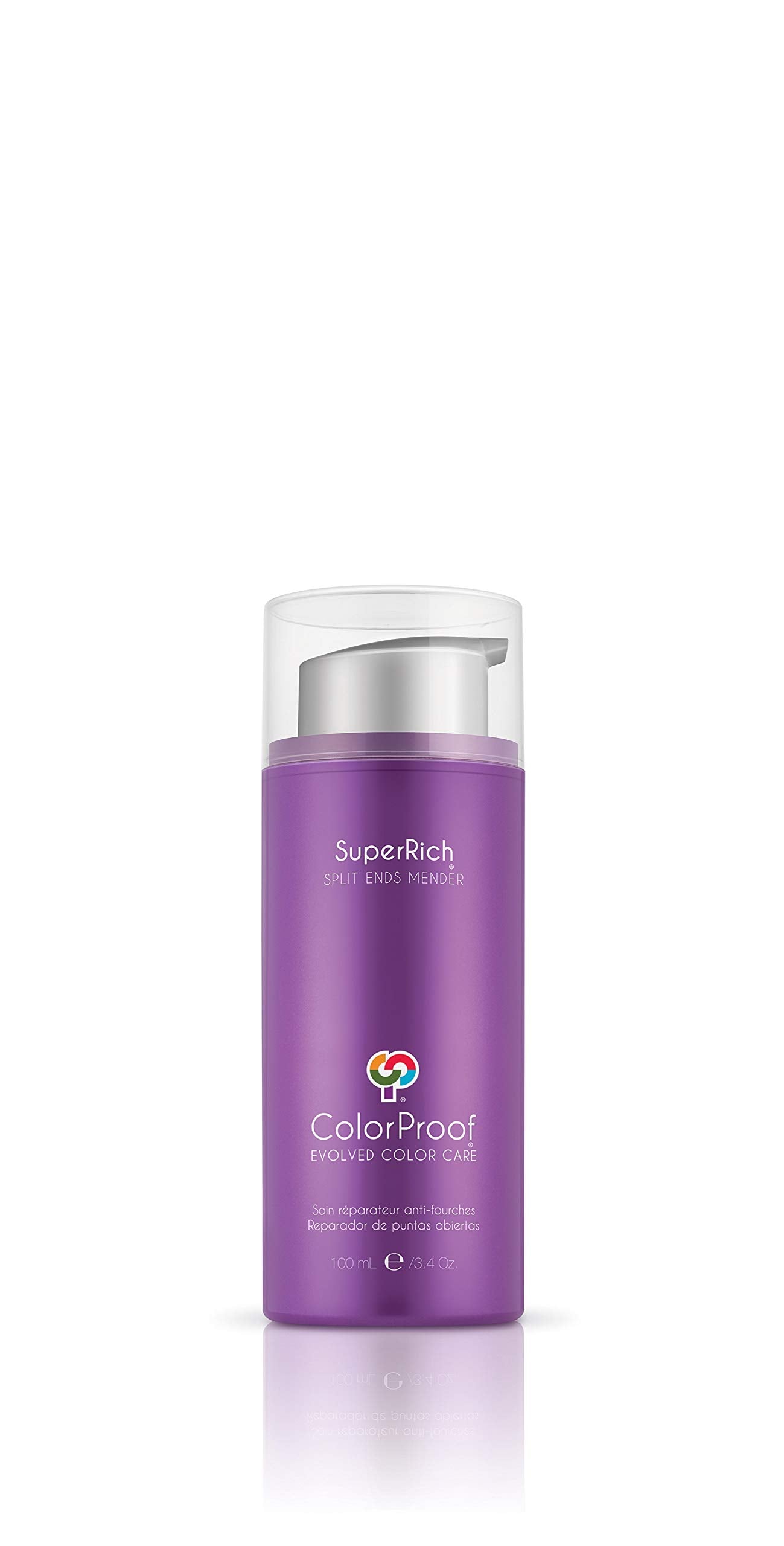 ColorProof Evolved Color Care SuperRich Split Ends Mender, Purple 3.4 Oz