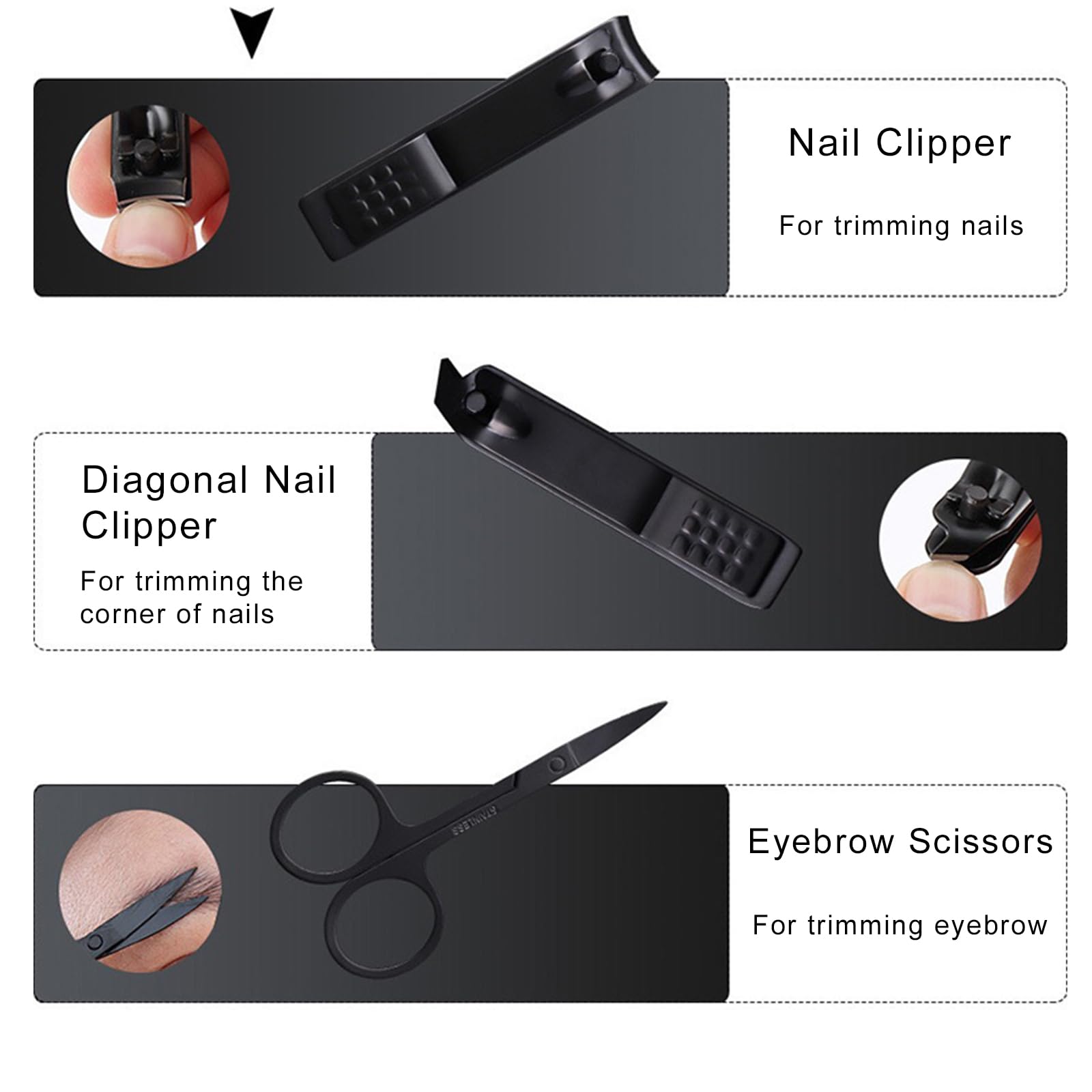 Moreplus Nail Kit For Men, Nail Clipper And Toenail Clippers And Nail File, Manicure Set For Women, Nail Clipper Set Gift For Me