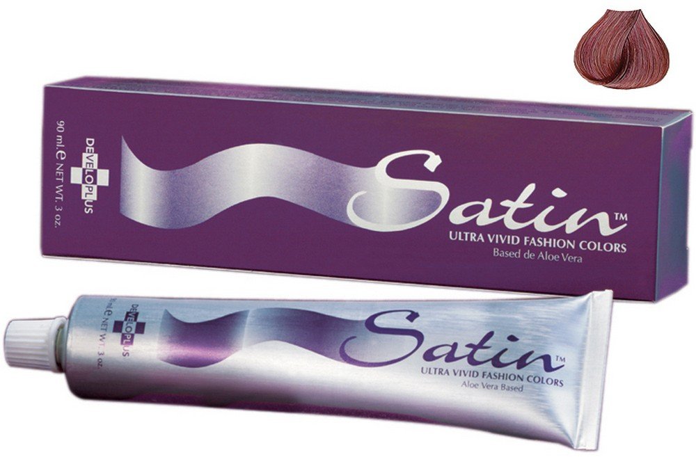 Developlus Satin Ultra Vivid Fashion Hair Color - #6Rc Dark Red Copper Blonde 3 Oz.