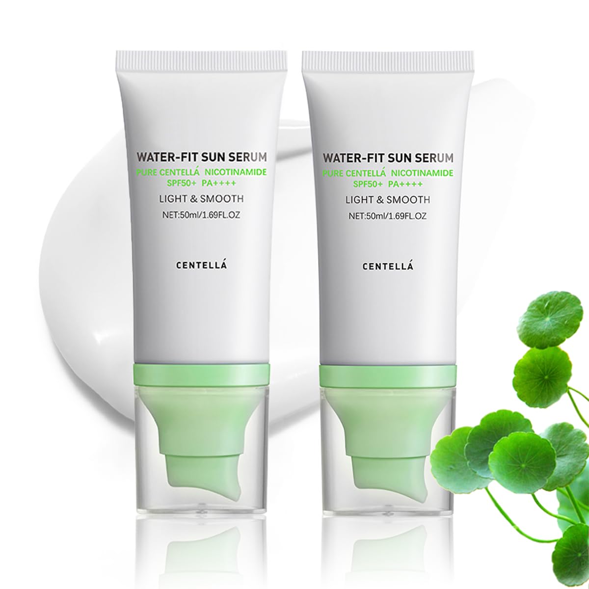 ??????????????   Sunscreen SPF50 PA++++, 50ML Madagascar Face Sun Screen Long-Lasting Protection (2 PCS)