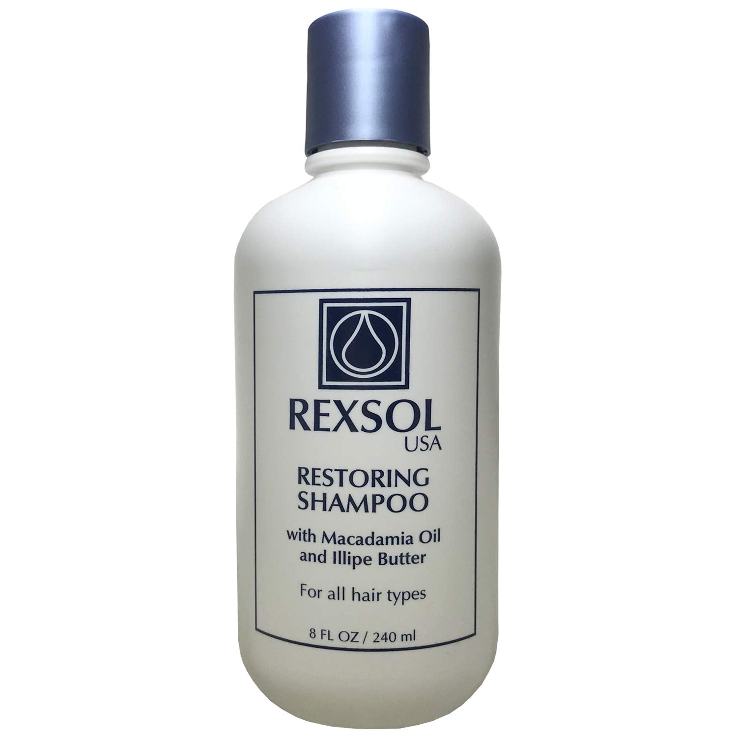 REXSOL Restoring Shampoo | With Vitamin E, Vitamin B5, Vitamin B7, Macadamia Oil, Illipe Butter & Biotin | Cleans the hair and s