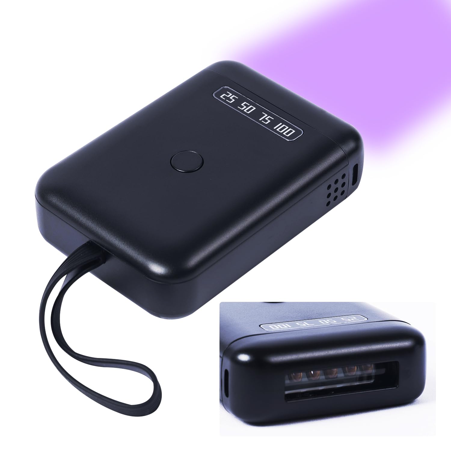 V Light Hair Extensions Kit, Mini V Light Hair Extension Machine With V Light Lamp*1 405nm, Portable Fast Curing Hair Extension 