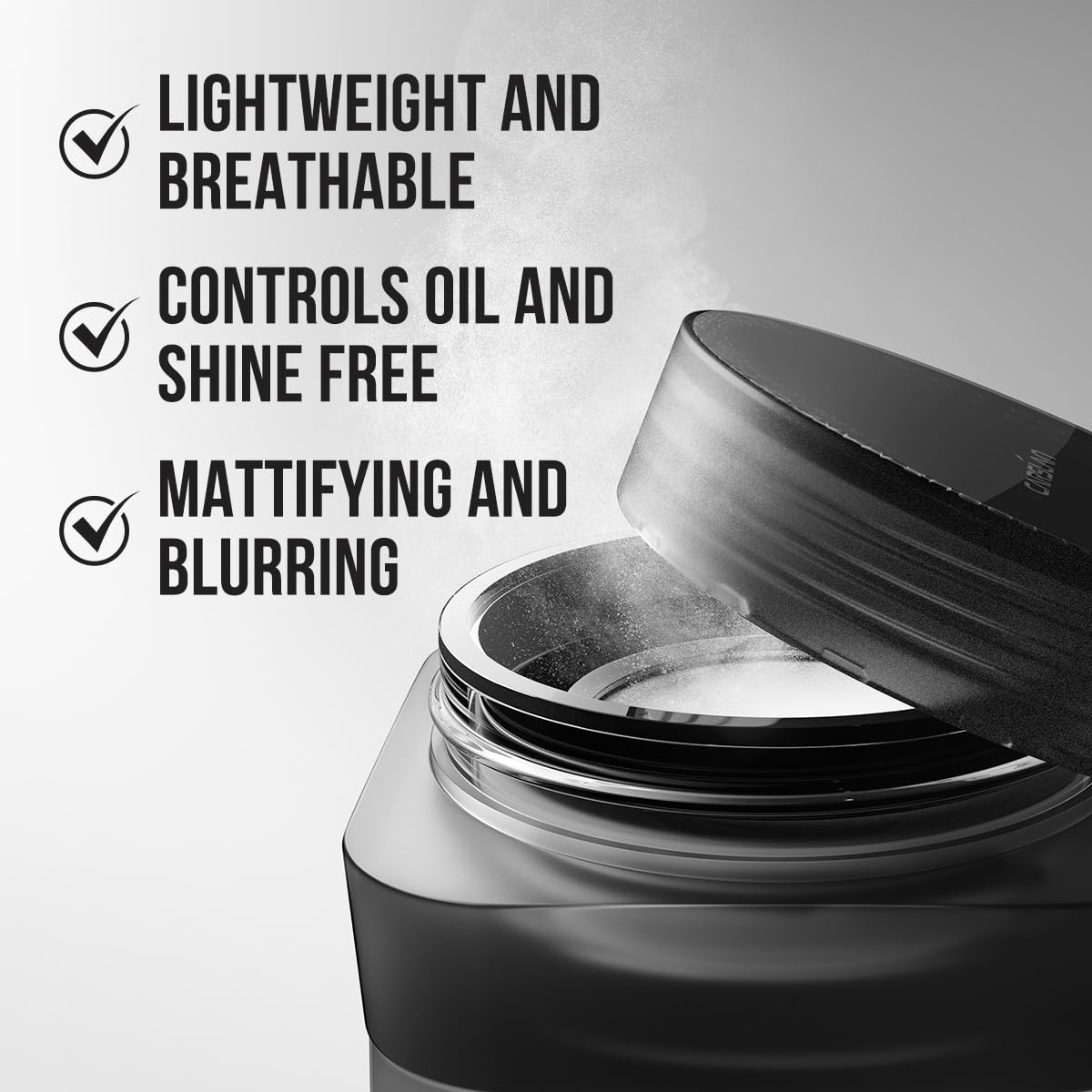 Carslan Soft Focus Loose Setting Powder, Lightweight Setting Powder, Oil Control, Shine Free Face Powder, 24H Longlasting Talc F
