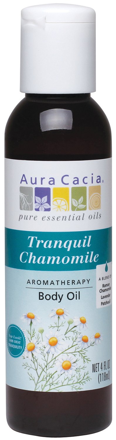 Aura Cacia Body Oil, Tranquil Chamomile, 4 Fluid Ounce