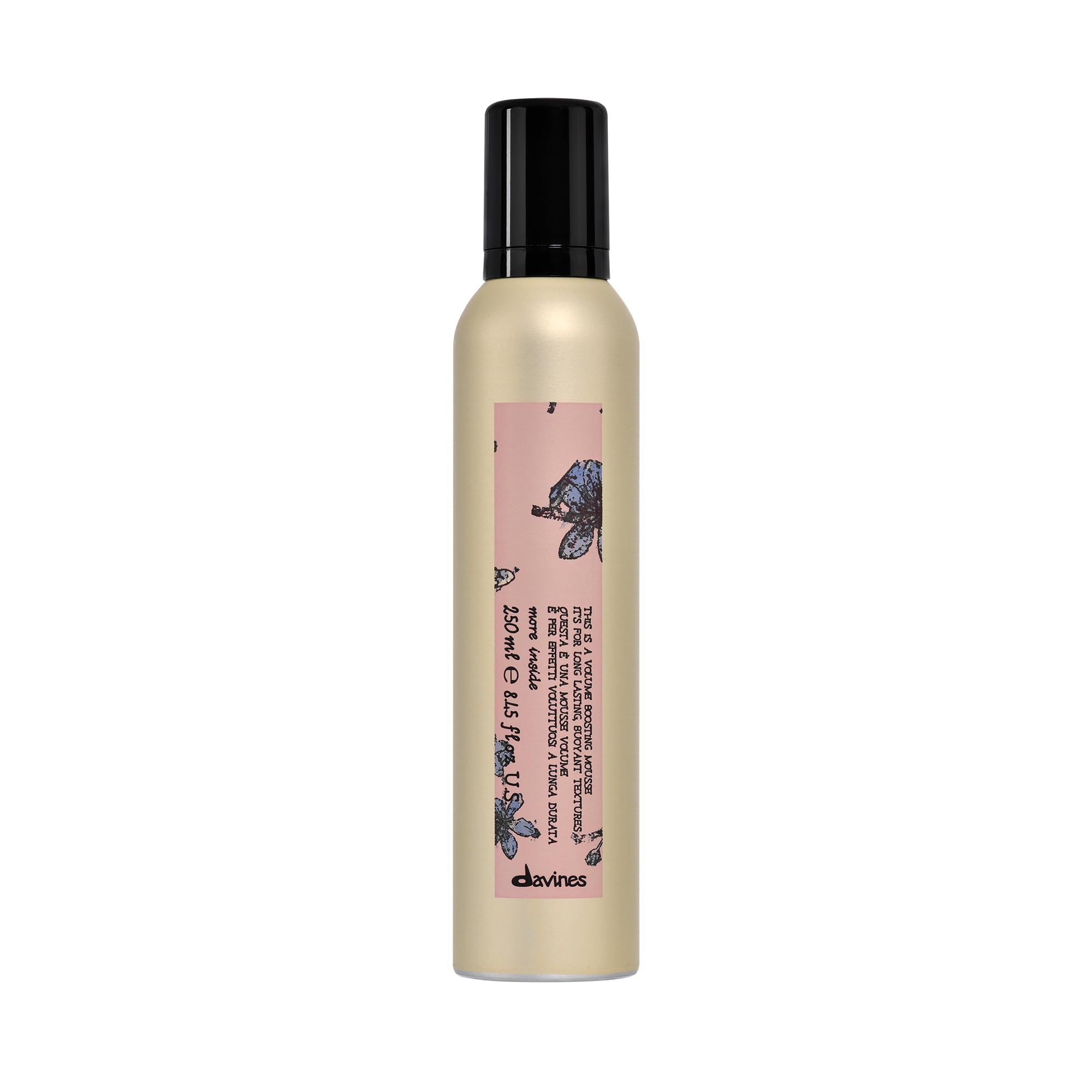 Davines This Is A Volume Boosting Mousse, Add Natural Looking And Airy Volume And Body, For All Hair Types, 8.4 OZ