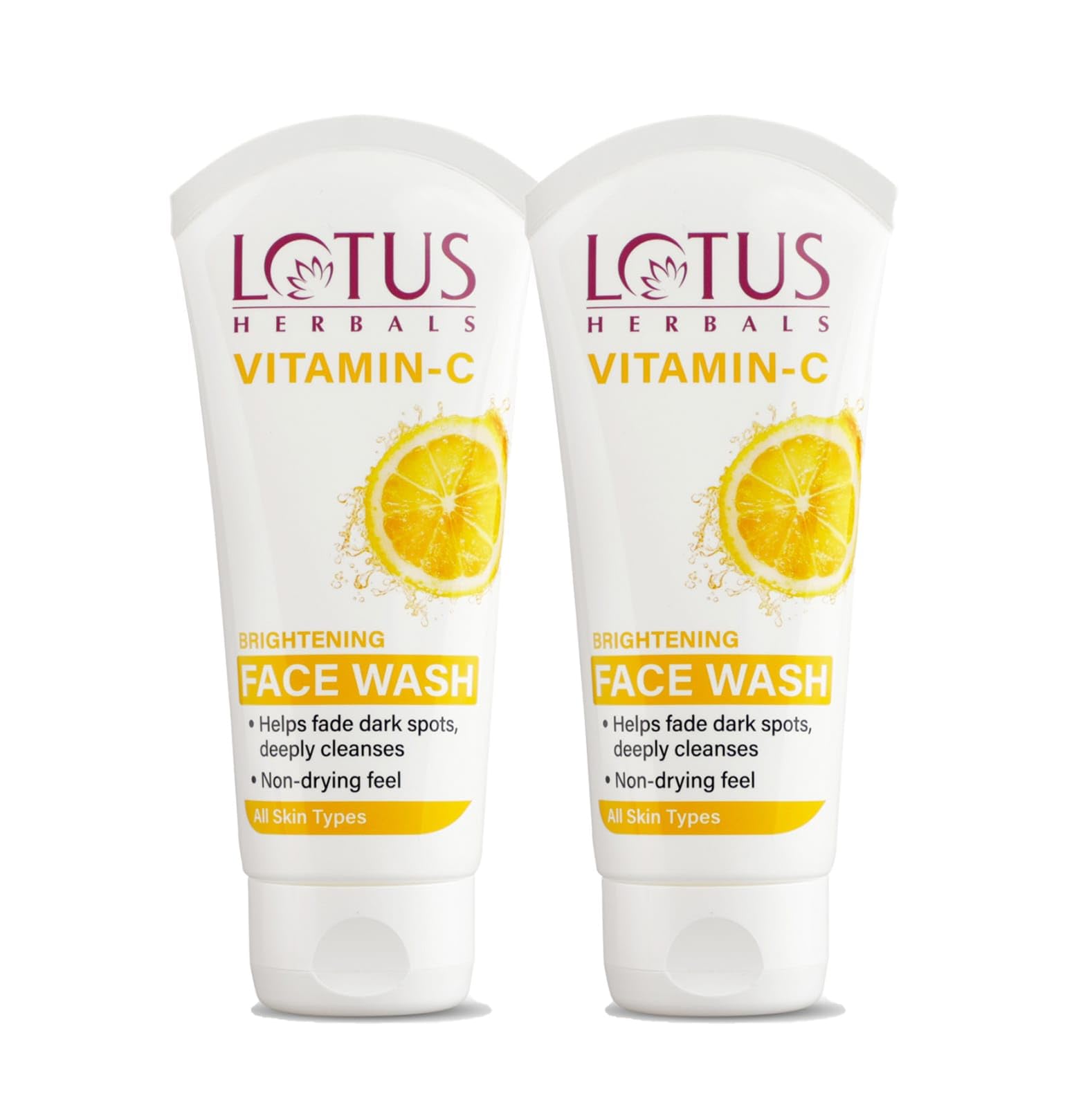 Lotus Herbals Vitamin C Brightening Face Wash 100Ml (Pack Of 2)