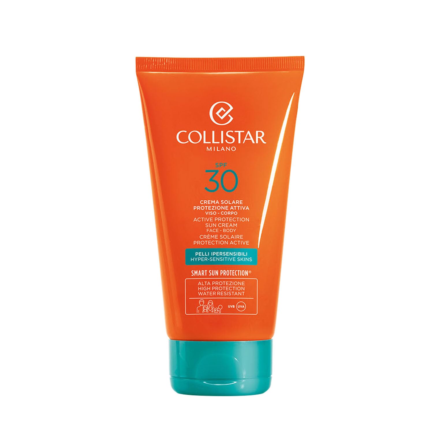 Self Tan by Collistar Active Protection Tanning Cream for Sensitive Skin SPF30 150ml