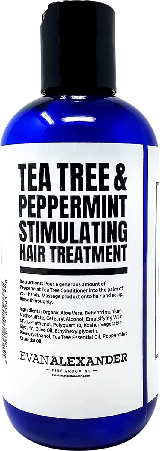 Evan Alexander Grooming MY Conditioner - Supports Hair Growth and Nourishes the Scalp with Peppermint Oil, Tea Tree Oil, Organic