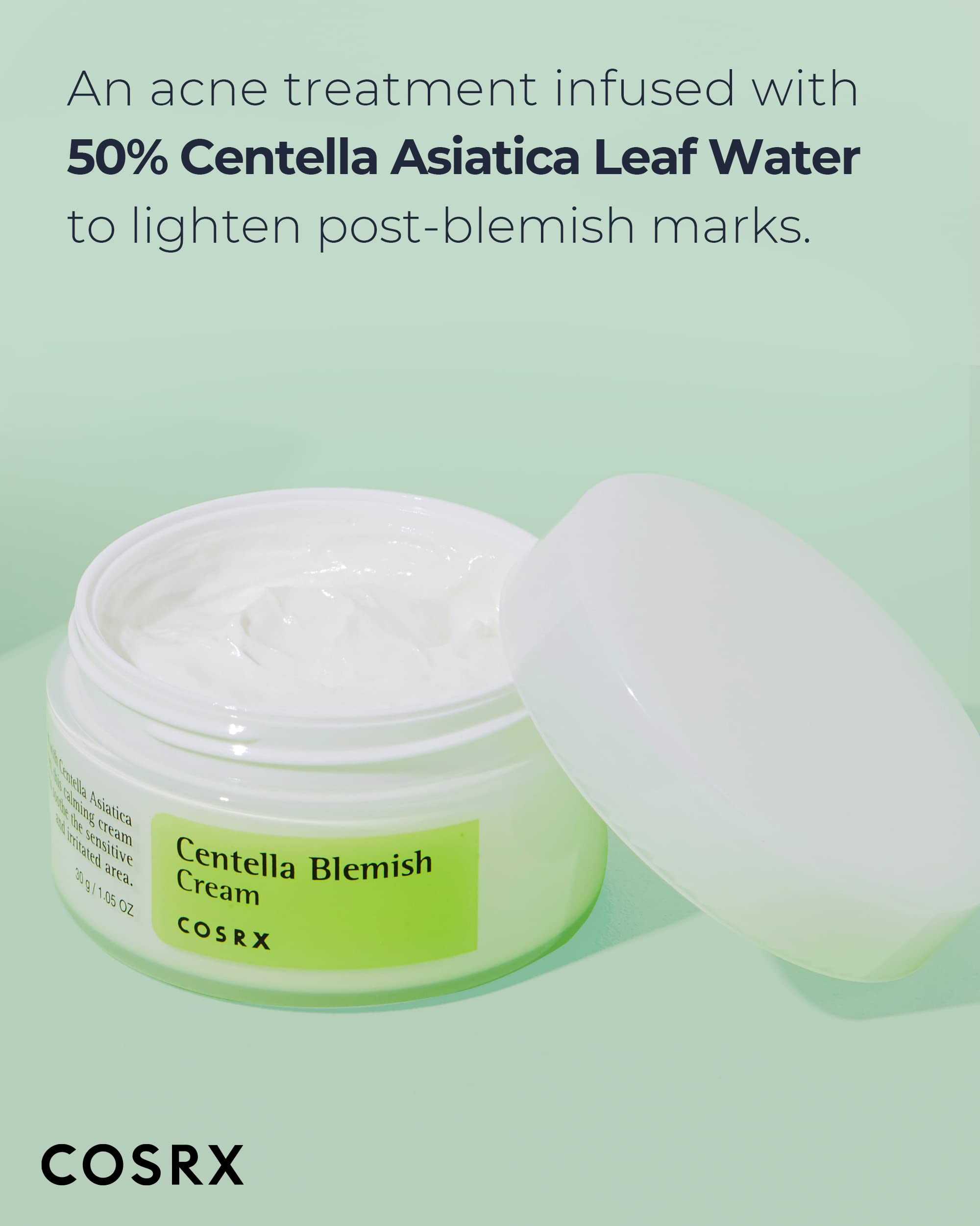 Cosrx Centella Blemish Cream, 105 Floz  30G  Centella  Korean Skin Care, Vegan, Cruelty Free, Paraben Free