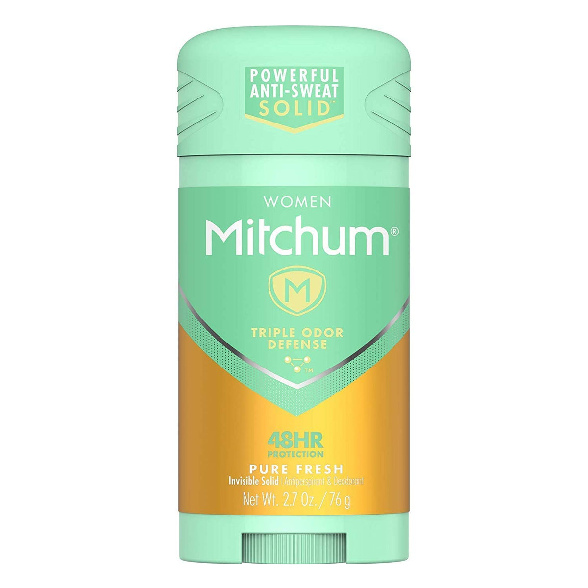 Mitchum For Women Advanced Control Anti-Perspirant Deodorant Invisible Solid Pure Fresh 2.70 oz (Pack of 9)
