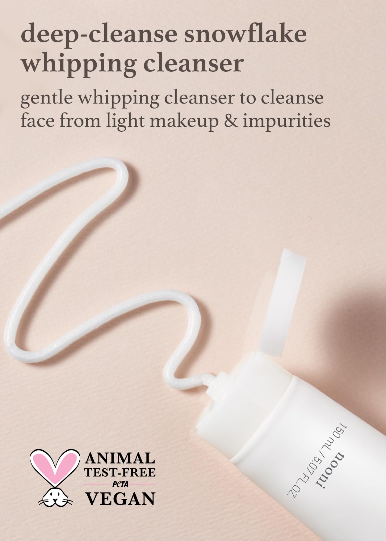 Nooni Korean Facial Cleanser - Snowflake Whipping Cleanser 2Ea Bundle | Korean Skin Care, Kbeauty, Glass Skin, Eggie Skin, Moist