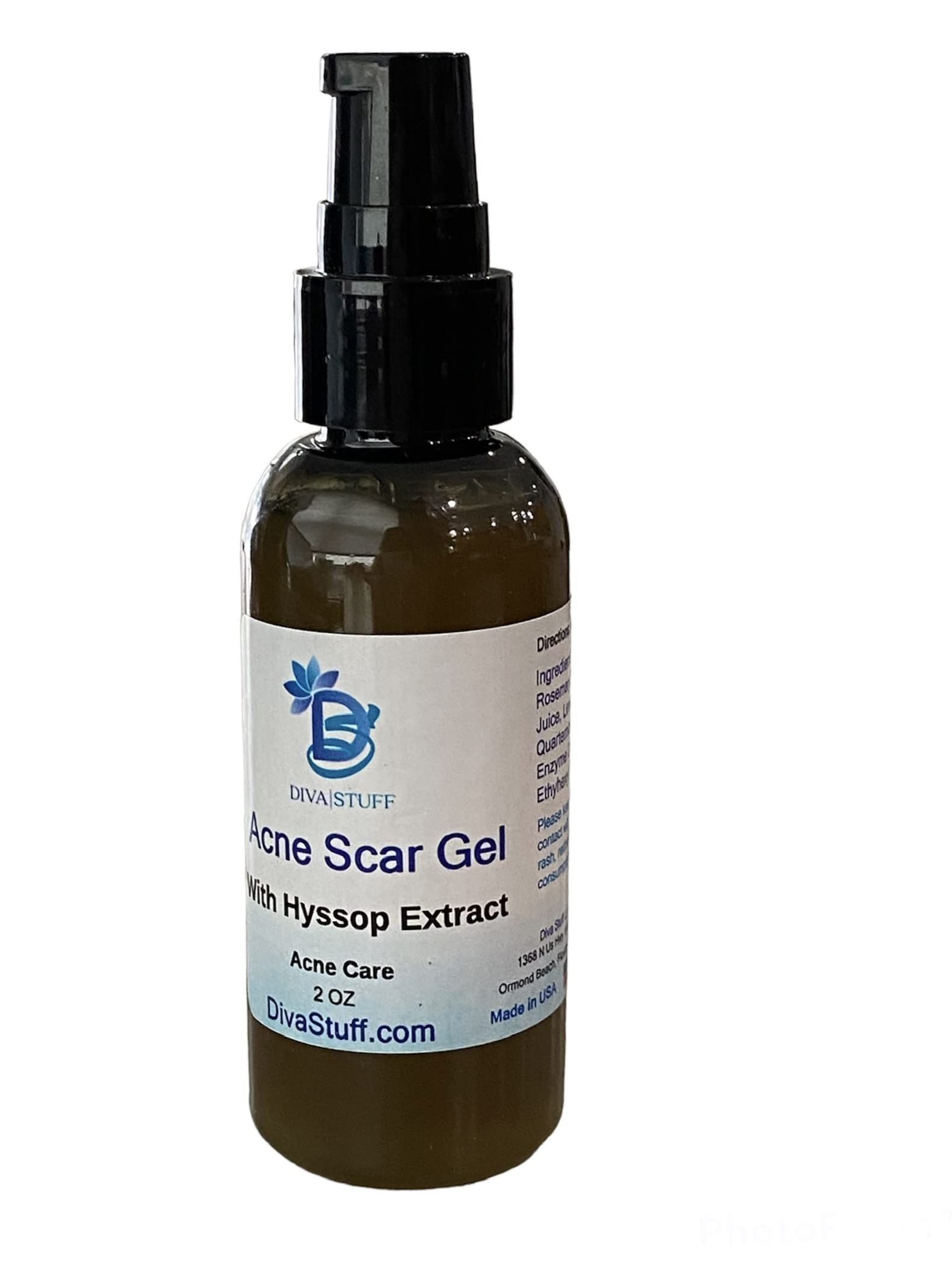 Acne Scar Gel With Hyssop Extract, Oil Free and Will Not Clog Pores, Helps Decrease The Appearance of Scars Caused by Acne or Mi