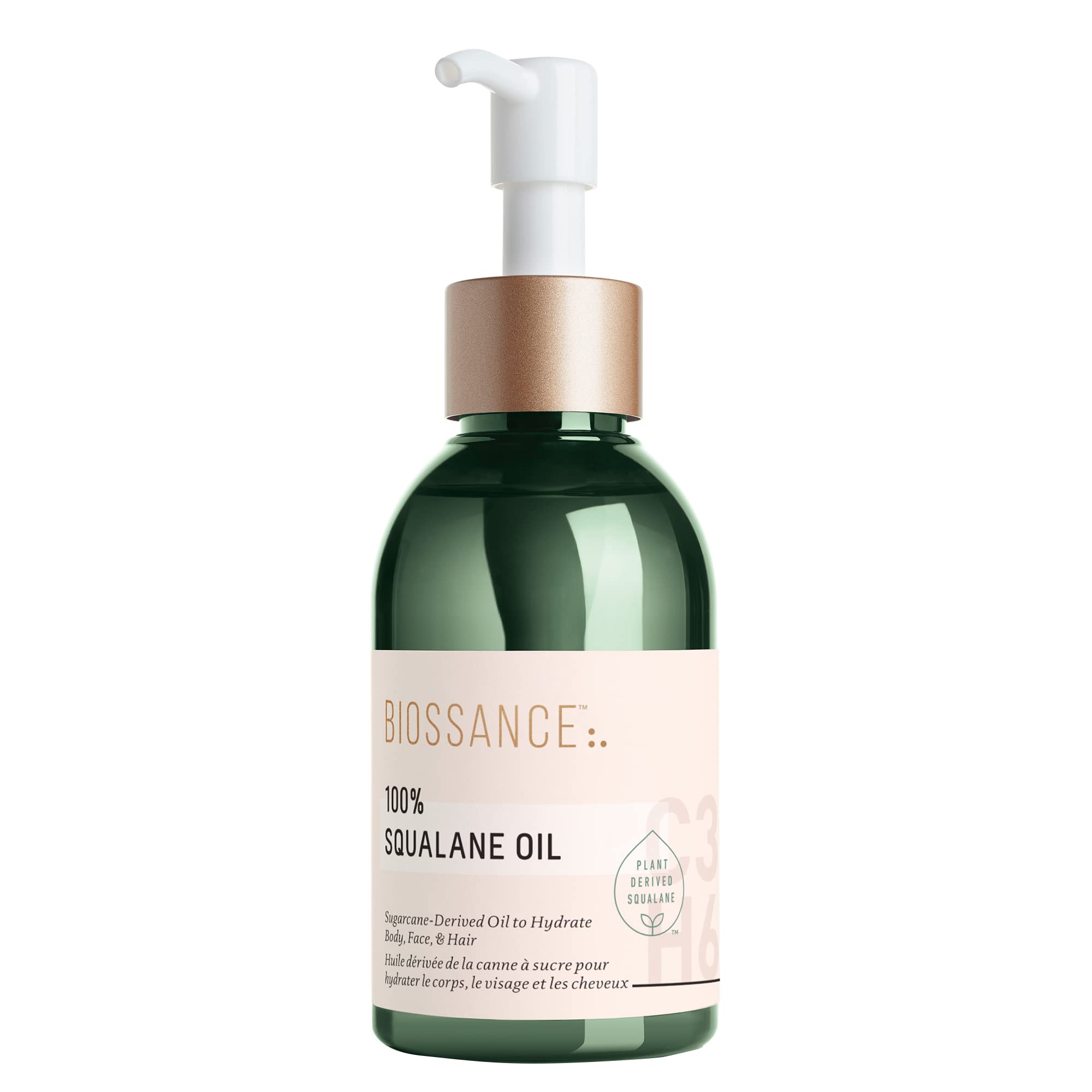 Biossance 100% Squalane Oil. Sustainable, Pure And Vegan Facial And Body Squalane Oil Derived From Sugarcane. Weightless And Fas