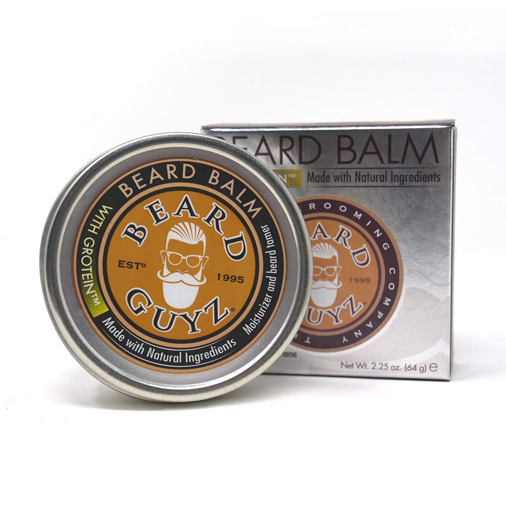 Beard Guyz Beard Balm - 2.25 oz Clear Styling Balm for Beards