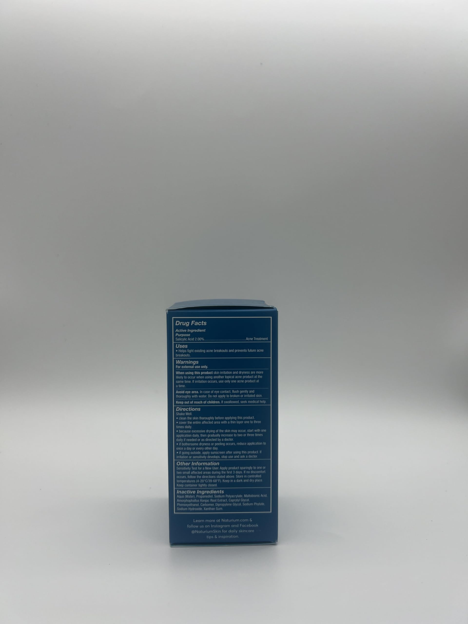 Naturium Salicylic Acid Serum 2%, Plus Maltobionic Acid, Blemish Treatment, 1.0 oz