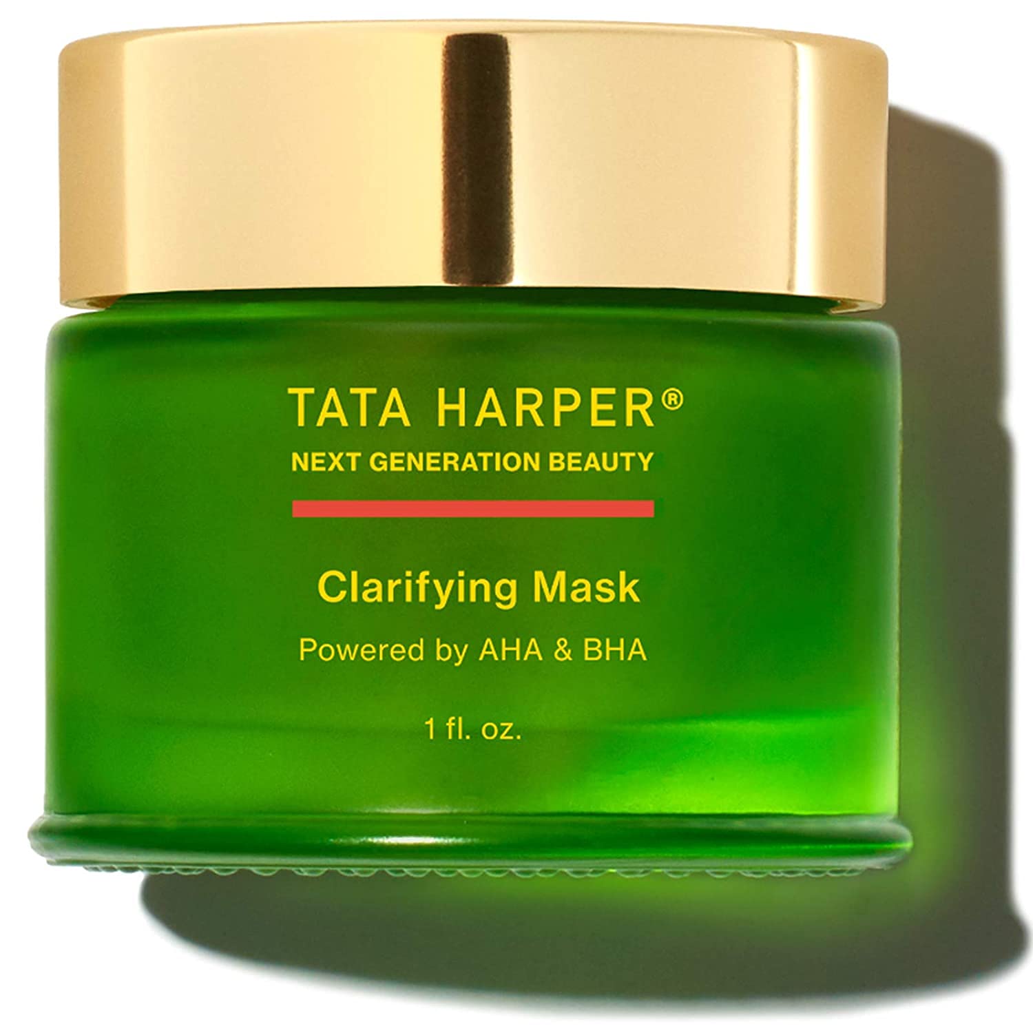 Tata Harper Clarifying Mask, BHA Face Mask for Blemishes, Exfoliating Face Mask with AHAs, Natural Skincare, 30ml