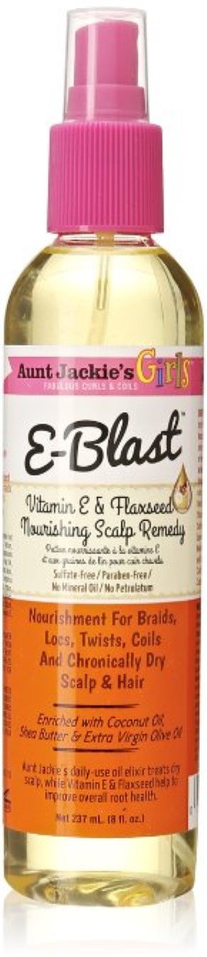 Aunt Jackies Girls EBlast Vitamin E & Flaxseed Nourishing Scalp Remedy, 8 oz (Pack of 3)