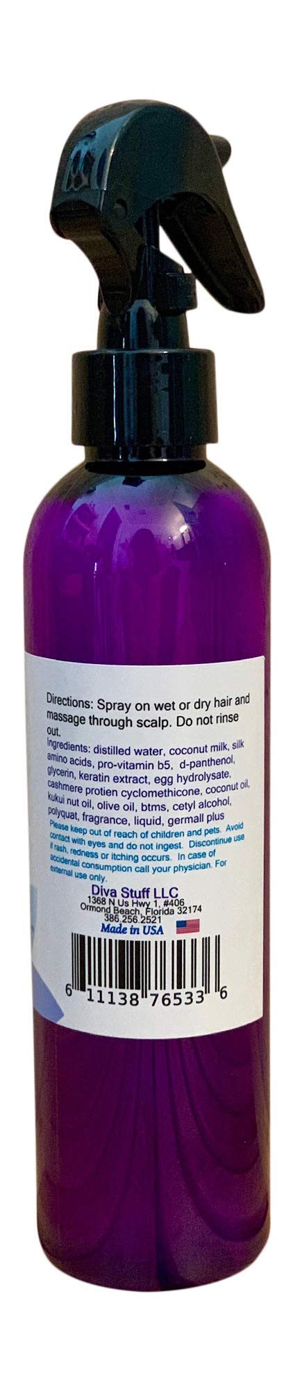 Confetti Cake Scented Hair Leave In Conditioner With Coconut Milk, Keratin and Egg Hydrolysate, 8oz