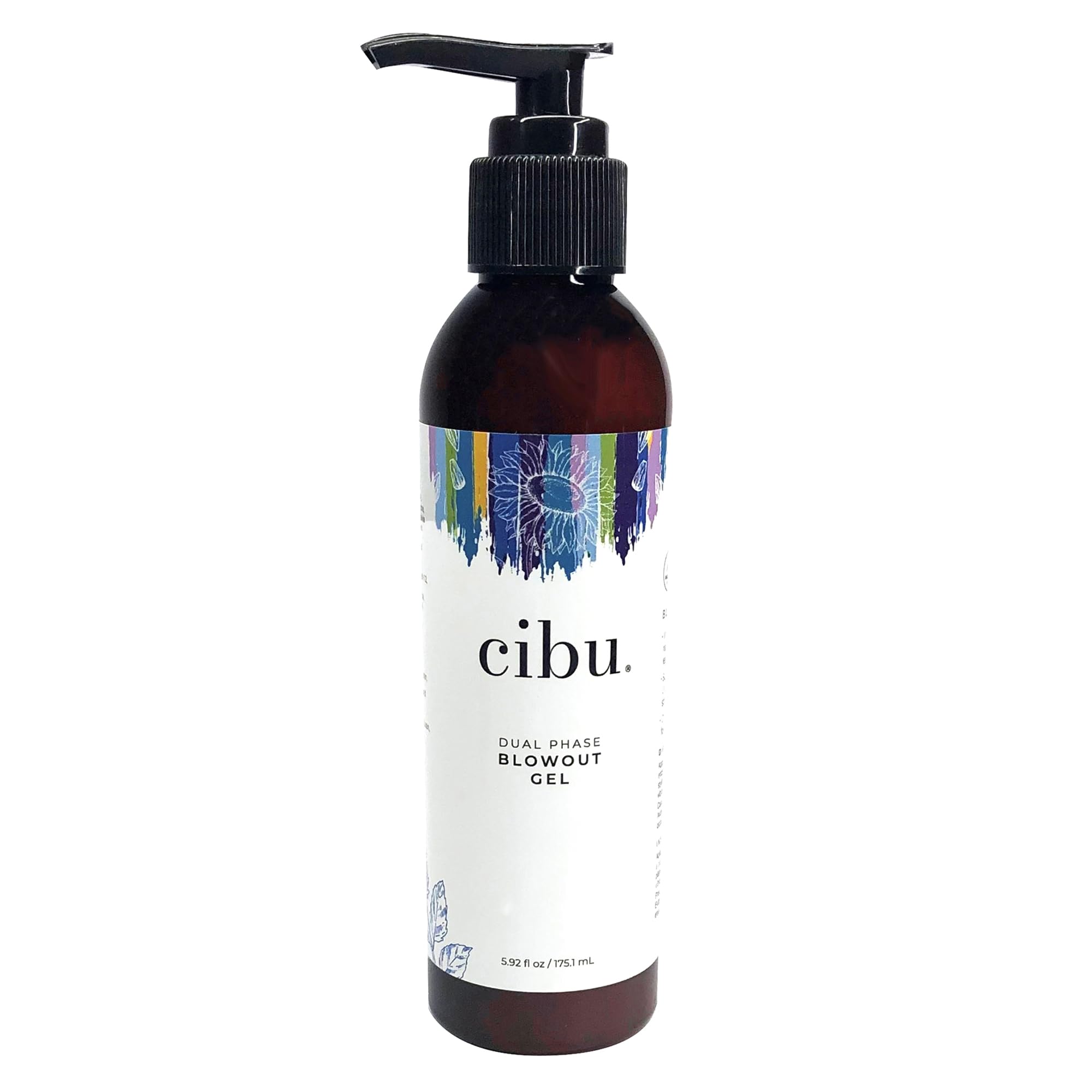 CIBU Dual Phase Blowout Gel  Blow Out Gel for Hydration and Protection Against Heat Damage  For Smooth & Shiny Look with Sunfl