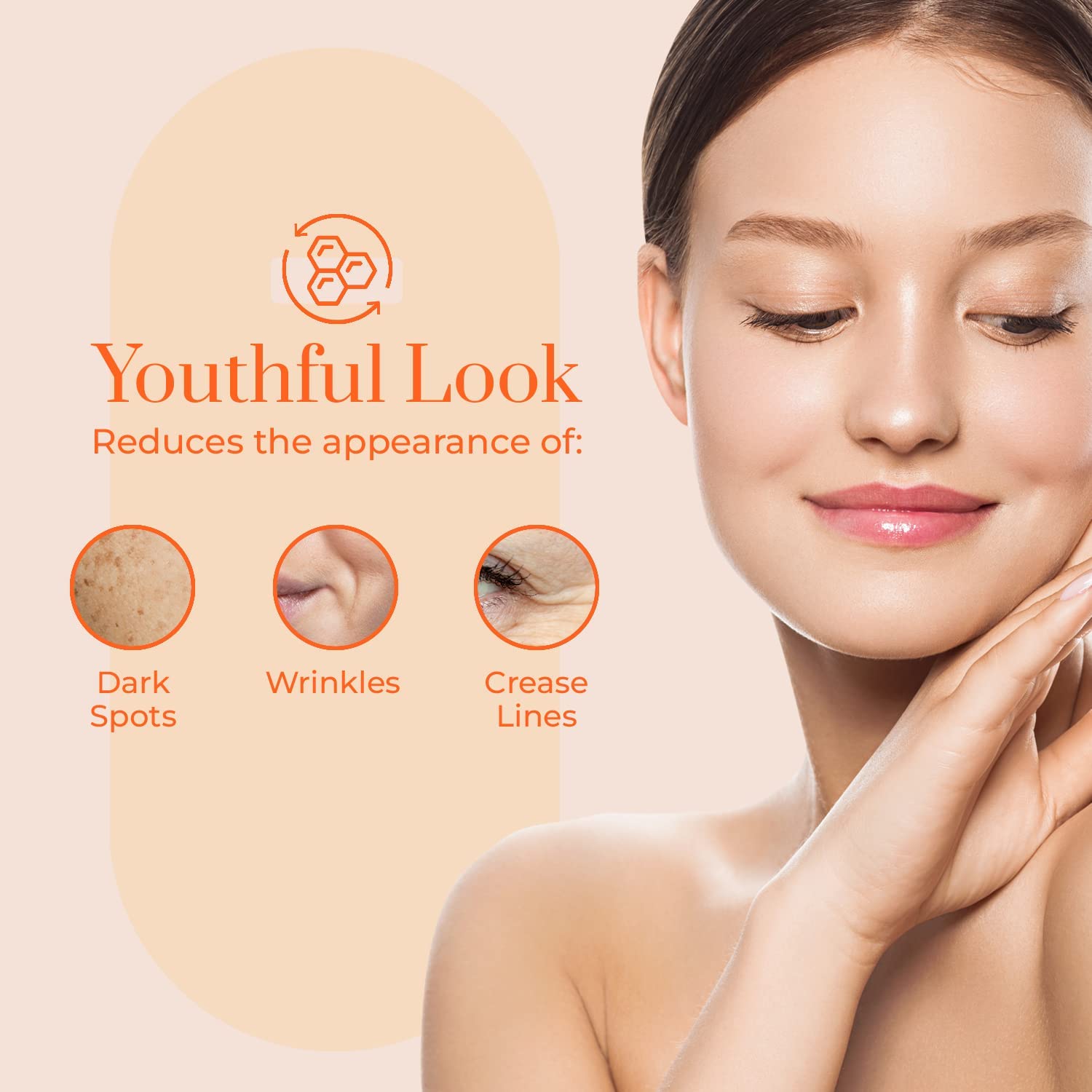 Clear Beauty Vitamin C & Collagen + Hyaluronic Acid & Retinol Moisturizer - Dermatologist Tested, Anti-Aging, Fine Lines & Wrink