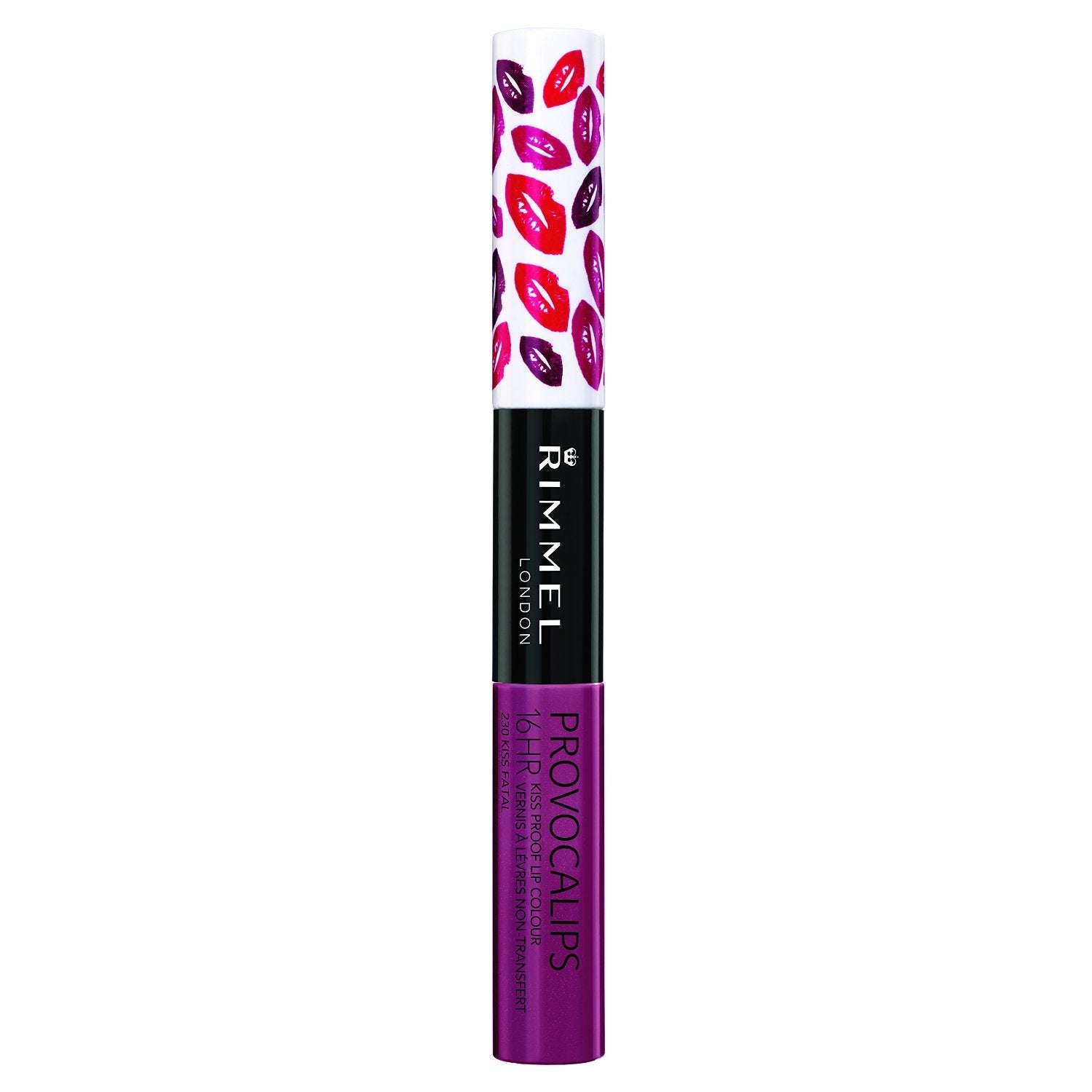 (Pack of 2) Rimmel Provocalips 16hr Kissproof Lipstick, Kiss Fatal, 0.14 Fluid Ounce