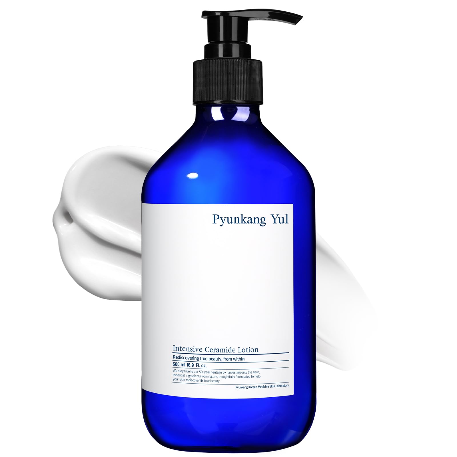 Pyunkang Yul Intensive Ceramide Lotion - Fragrance Free Face and Body Moisturizing Lotion - Hyaluronic Acid Moisturizer for All 
