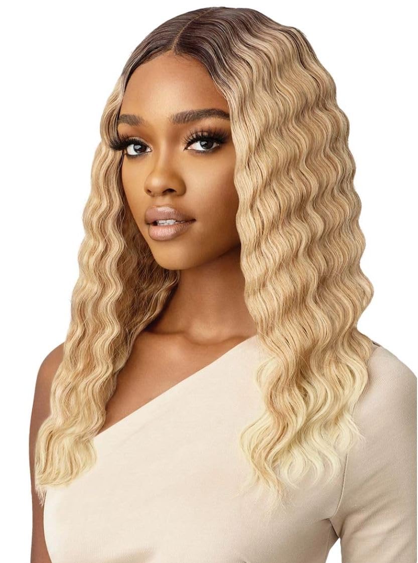 Outre Lace Front Natural Baby Hairs HD Transparent Lace Crimp Wave Style LUCY (1)