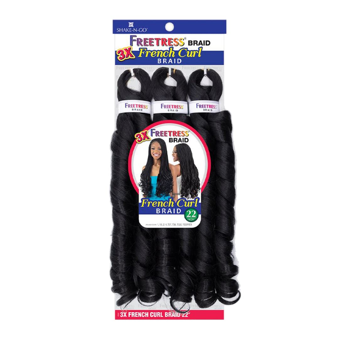 FREETRESS BRAIDS 3X French Curl Braid 22'' (3 Pack, 2)