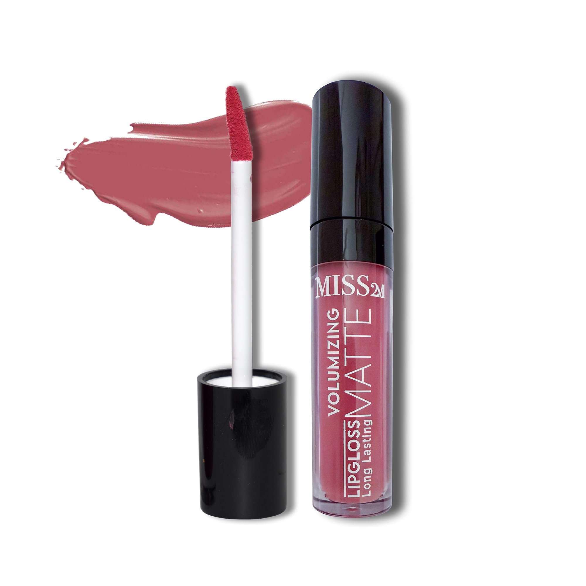 MISS2M 16-Hour Volumizing Matte Liquid Lipstick with Non-Drying, Waterproof Matte Liquid Lip Color: 106 Date Night, 0.14 Fl Oz