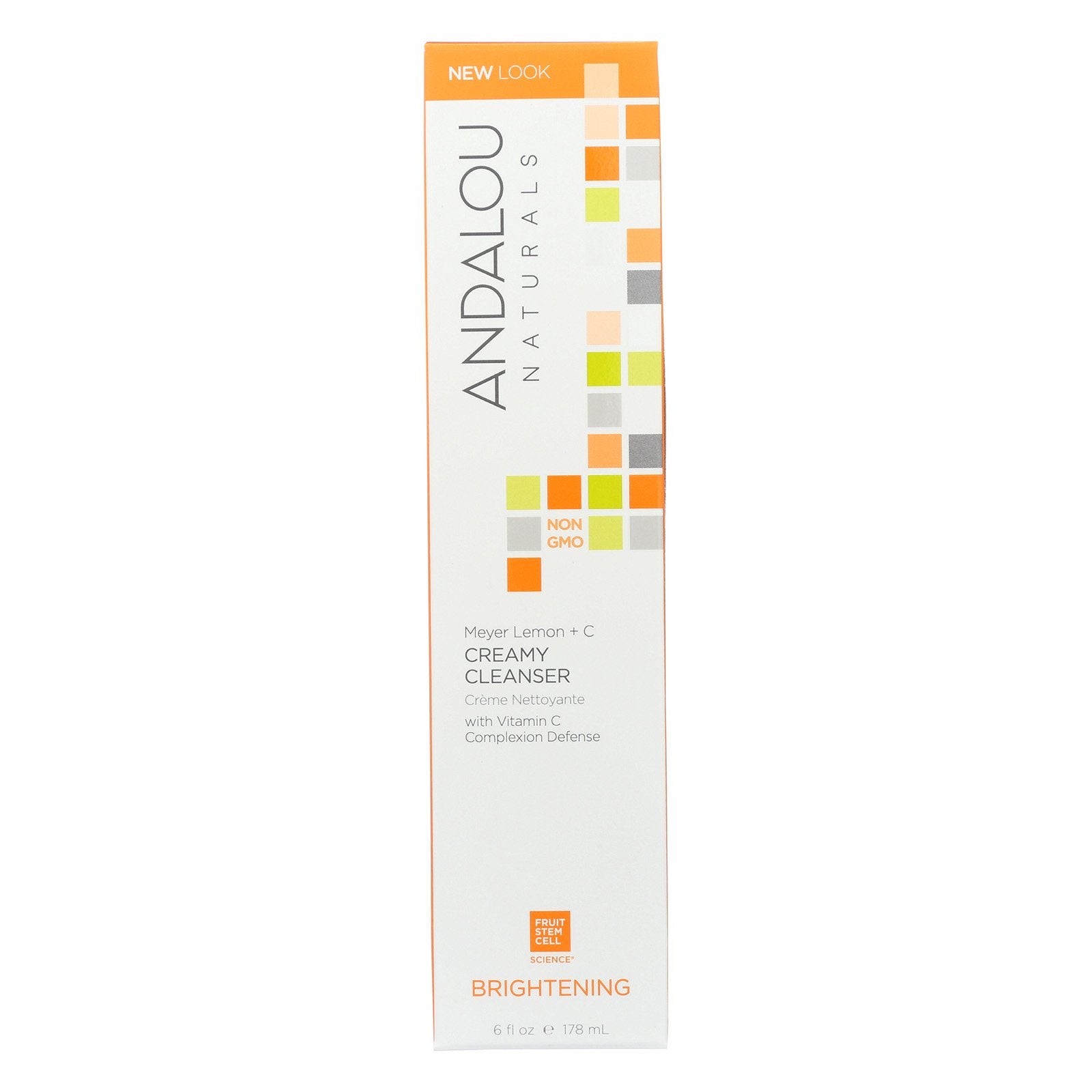 Andalou Naturals Creamy Cleanser, Meyer Lemon 6 Oz (178 Ml)