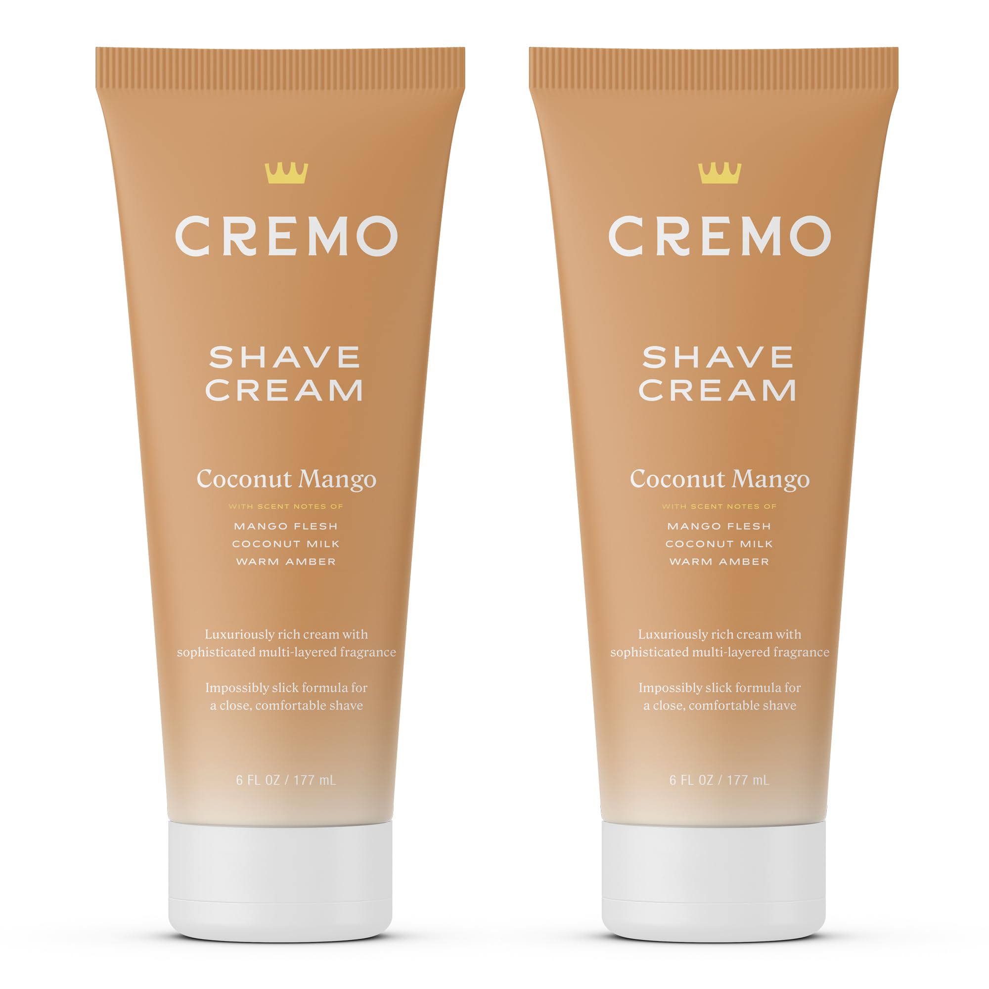 Cremo Shaving Cream for Women, Coconut Mango, 6 Fl Oz (2 Pack)