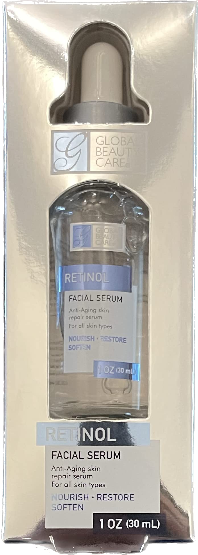 Global Beauty Care Retinol Facial Serum 1oz