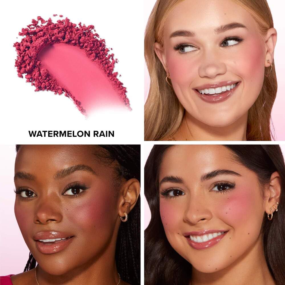 Too Faced Cloud Crush Blush | Vegan + Cruelty Free, 0.18 Ounce, Watermelon Rain